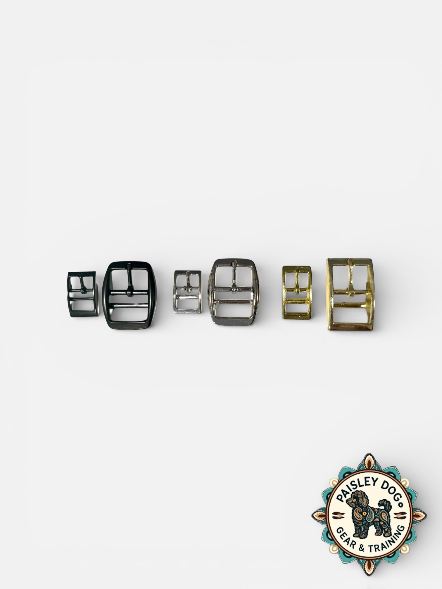 Bar buckles hardware options
